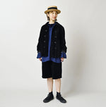 45R Indigo Velvet W Petit Coverall