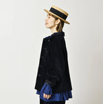 45R Indigo Velvet W Petit Coverall