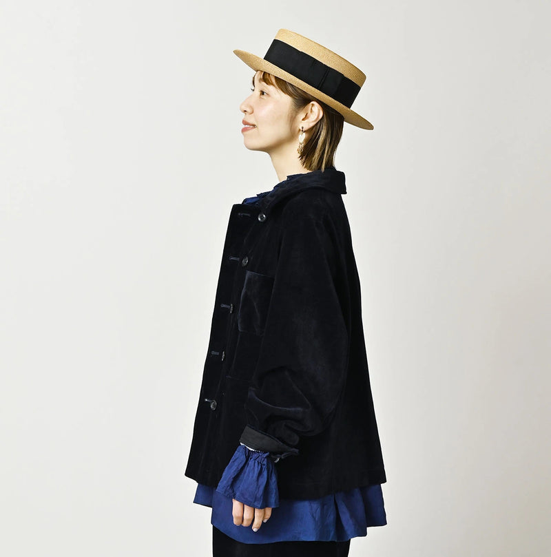45R Indigo Velvet W Petit Coverall - Image 5