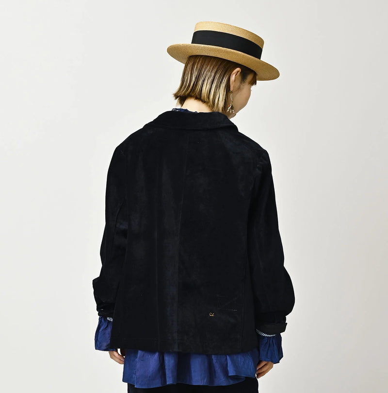 45R Indigo Velvet W Petit Coverall - Image 6