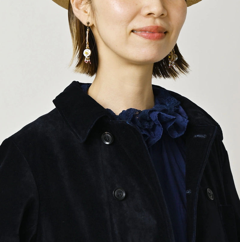 45R Indigo Velvet W Petit Coverall - Image 7