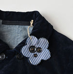 45R Indigo Velvet W Petit Coverall