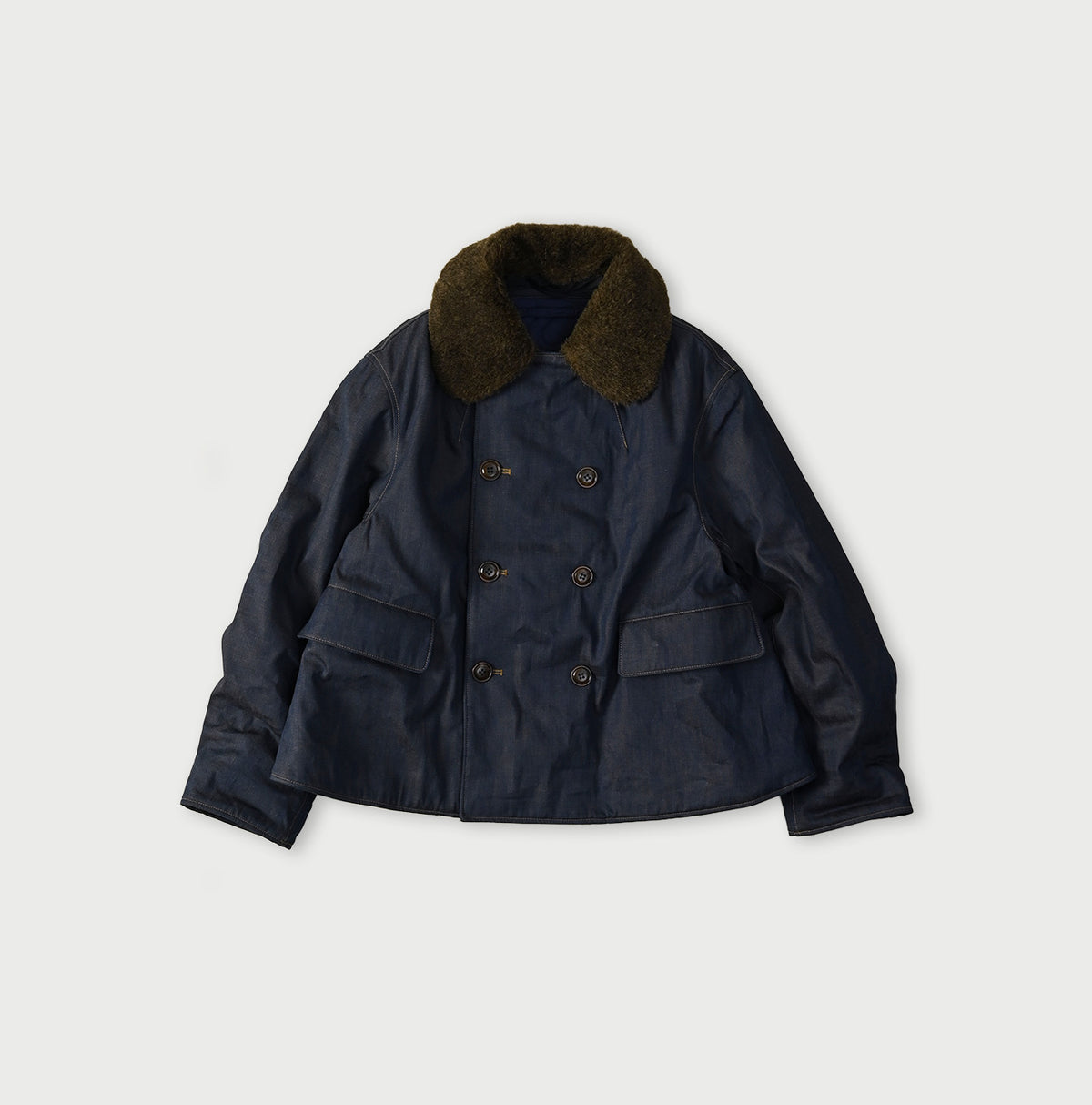 45R Light Mont Brown Denim Annie W-Blouson