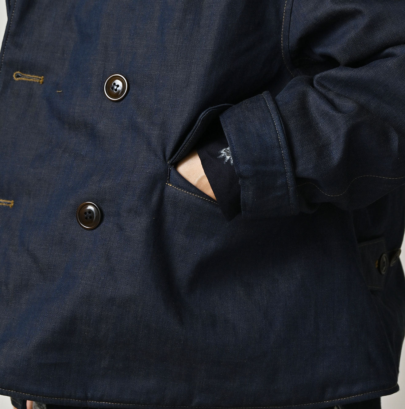 45R Light Mont Brown Denim Annie W-Blouson - Image 10