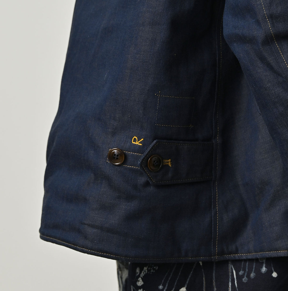 45R Light Mont Brown Denim Annie W-Blouson