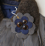 45R Light Mont Brown Denim Annie W-Blouson