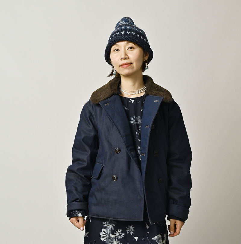 45R Light Mont Brown Denim Annie W-Blouson - Image 5