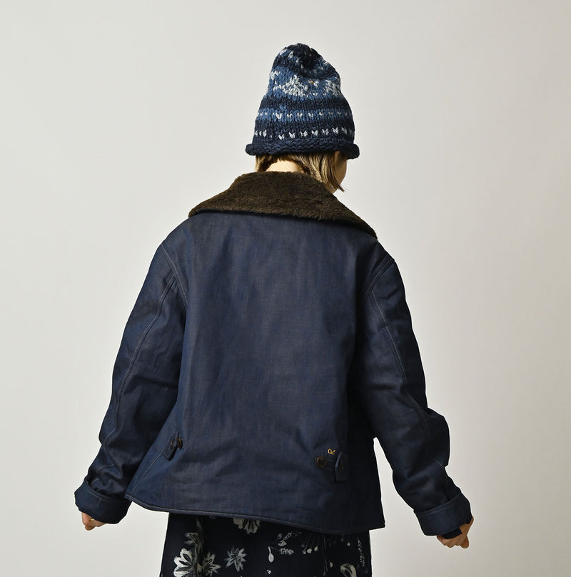 45R Light Mont Brown Denim Annie W-Blouson - Image 7