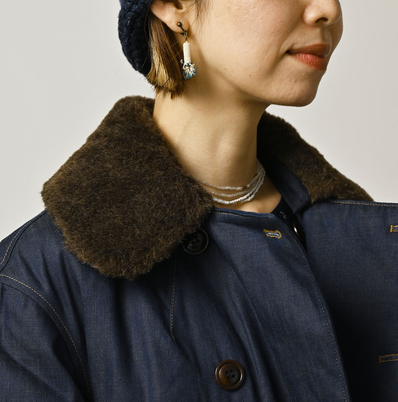 45R Light Mont Brown Denim Annie W-Blouson - Image 9