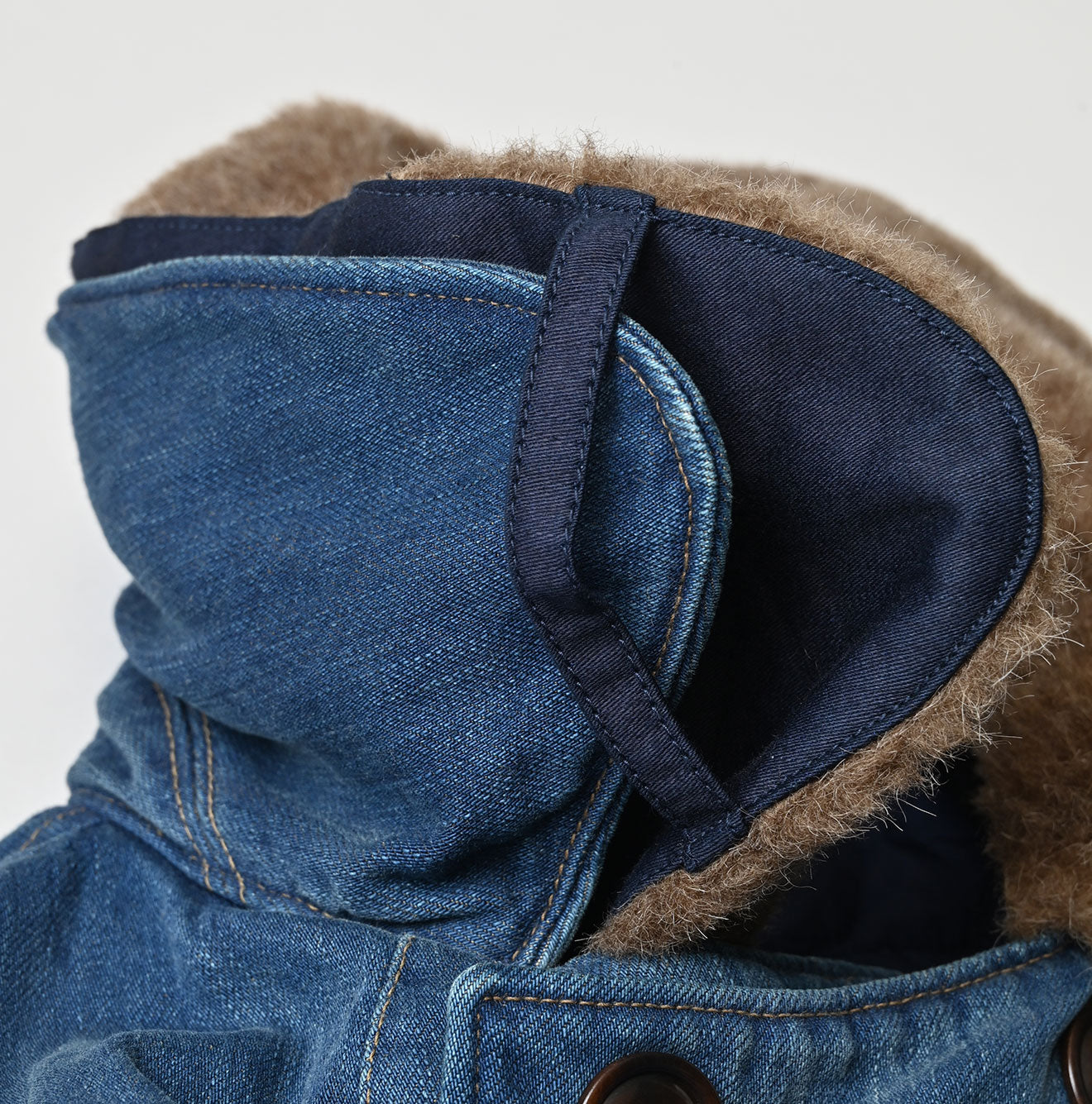45R Mont Brown Denim Annie W-Coat Distressed - Image 14