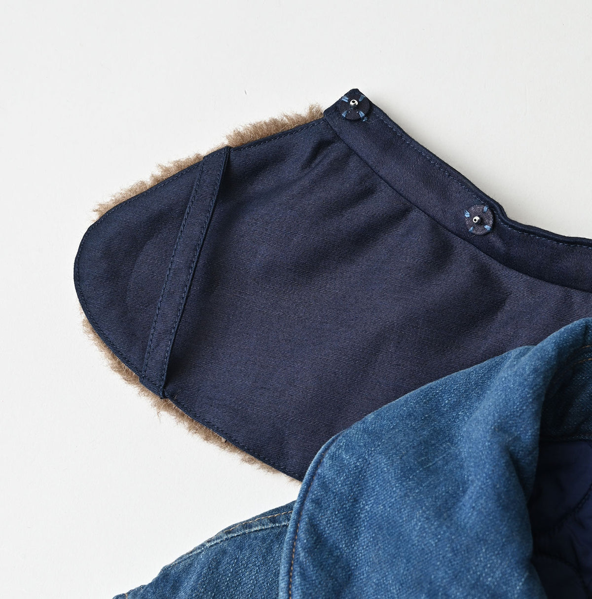 45R Mont Brown Denim Annie W-Coat Distressed