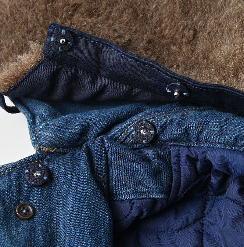 45R Mont Brown Denim Annie W-Coat Distressed - Image 16