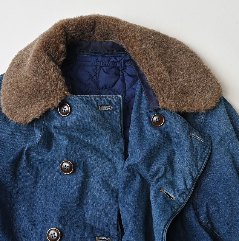 45R Mont Brown Denim Annie W-Coat Distressed - Image 17
