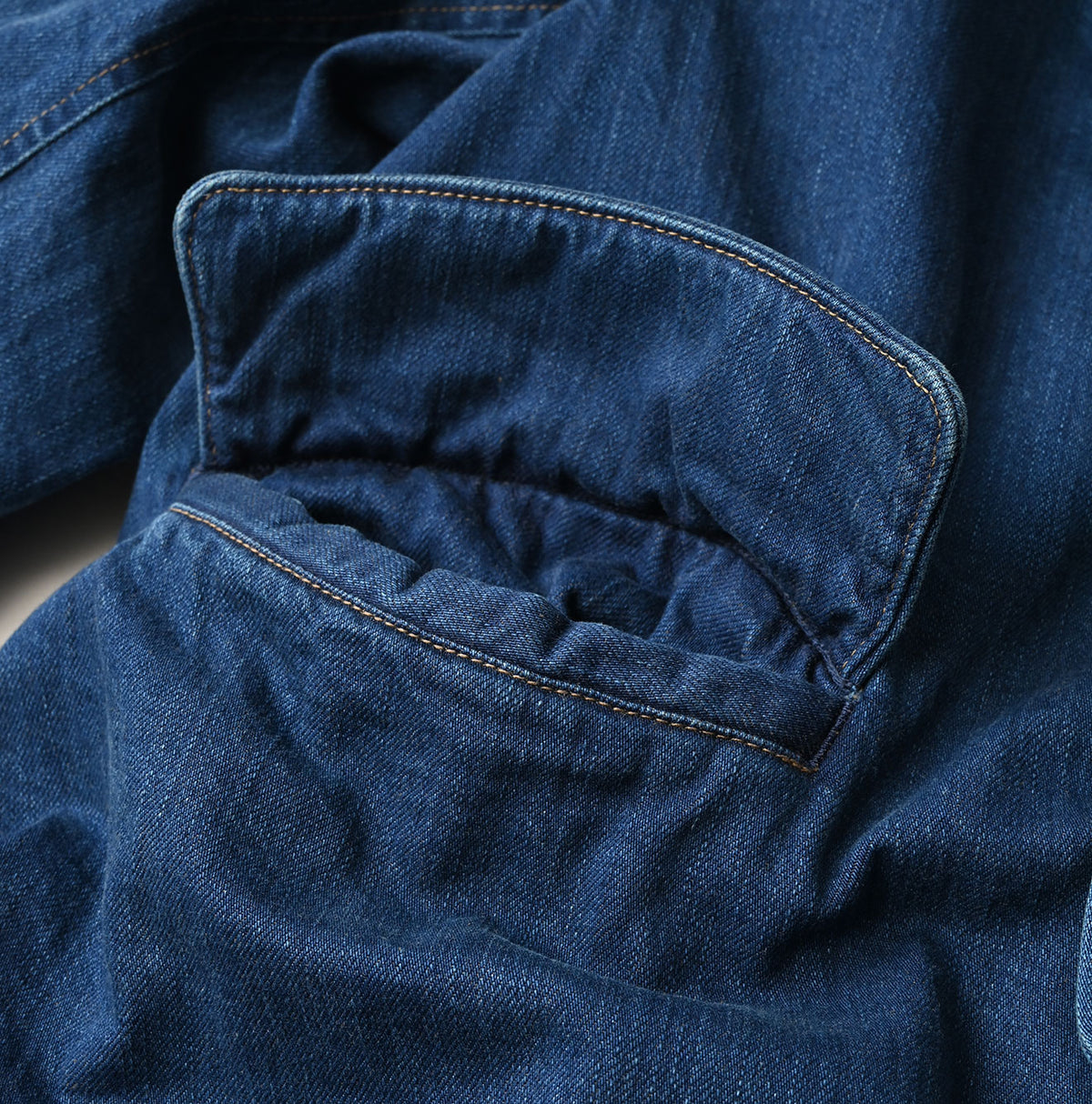 45R Mont Brown Denim Annie W-Coat Distressed