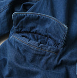 45R Mont Brown Denim Annie W-Coat Distressed