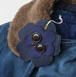 45R Mont Brown Denim Annie W-Coat Distressed