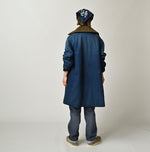 45R Mont Brown Denim Annie W-Coat Distressed