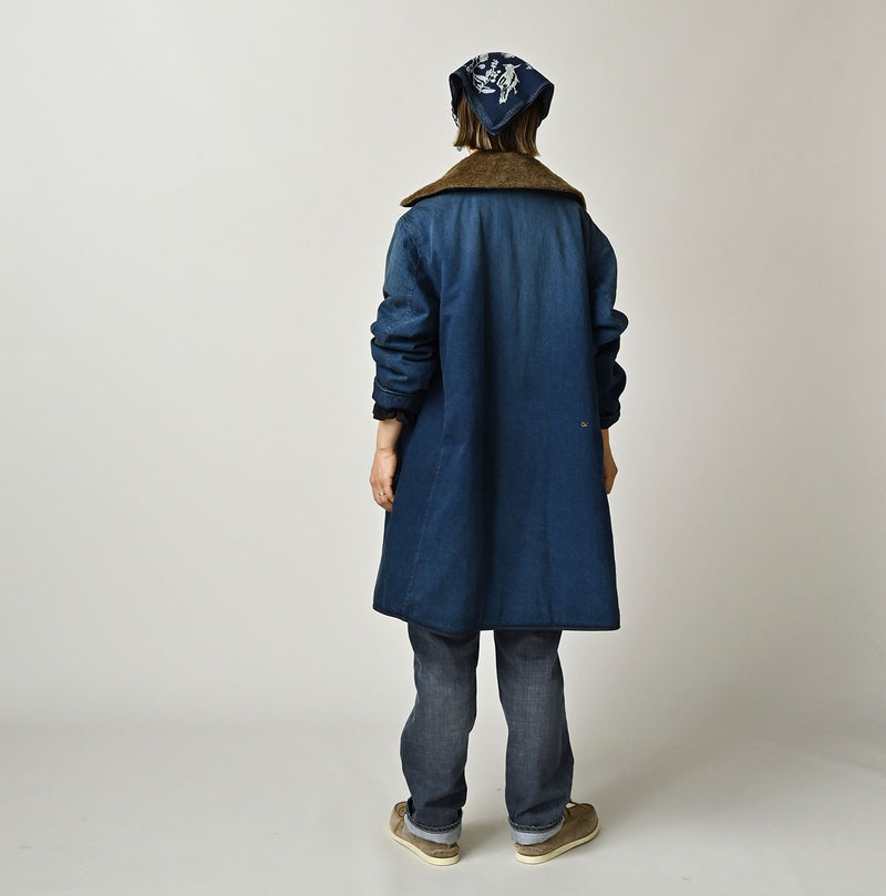 45R Mont Brown Denim Annie W-Coat Distressed - Image 4
