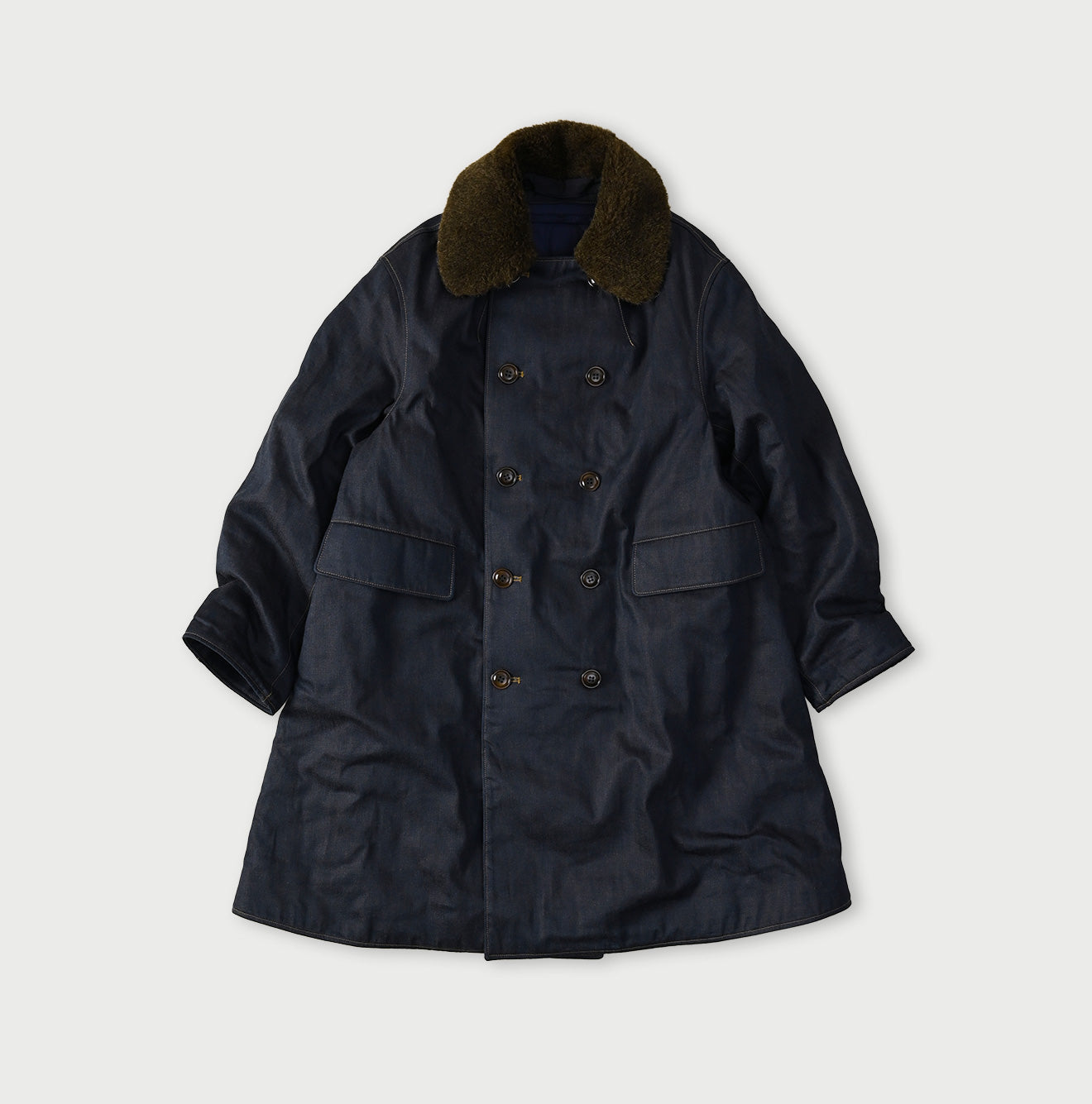 45R Mont Brown Denim Annie W-Coat - Image 1