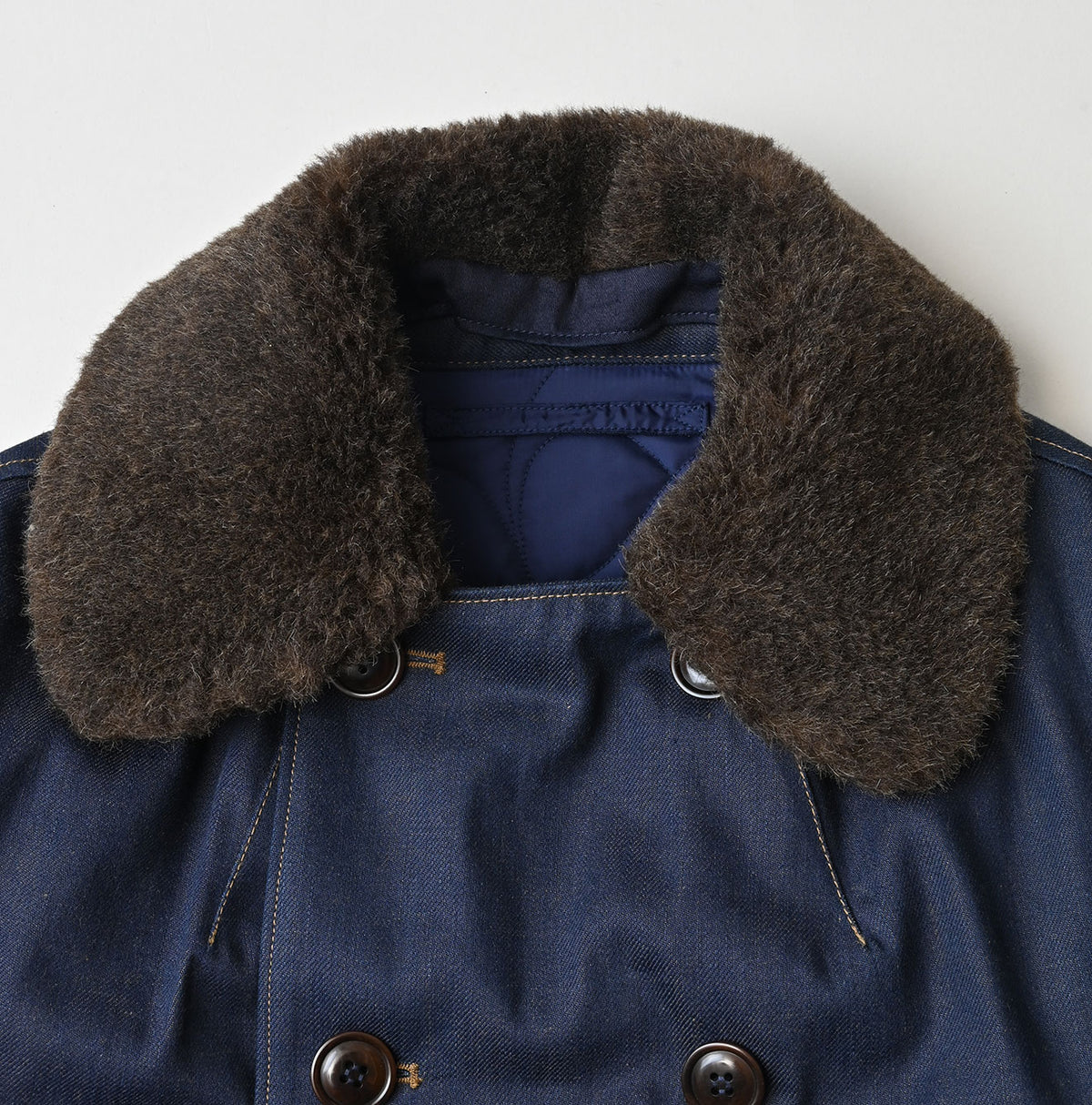 45R Mont Brown Denim Annie W-Coat