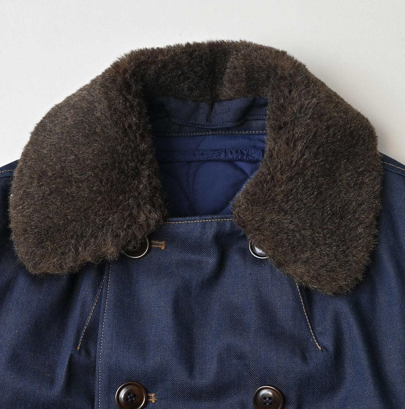 45R Mont Brown Denim Annie W-Coat - Image 17