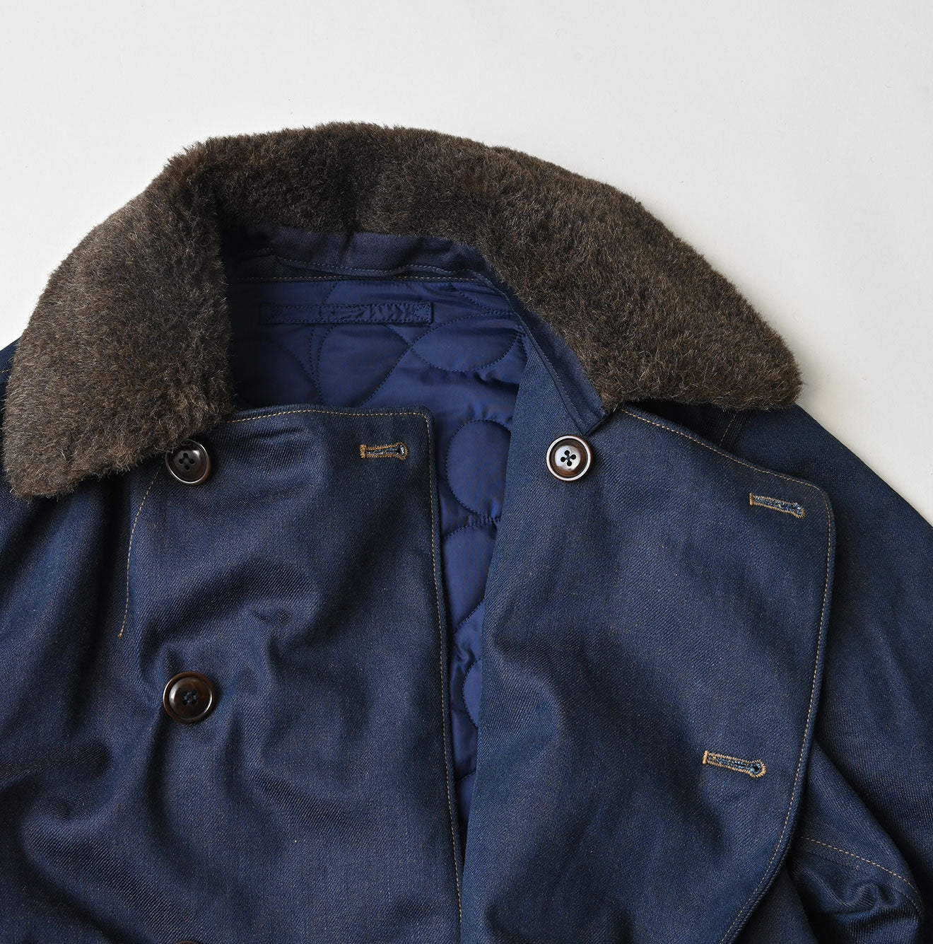 45R Mont Brown Denim Annie W-Coat - Image 21