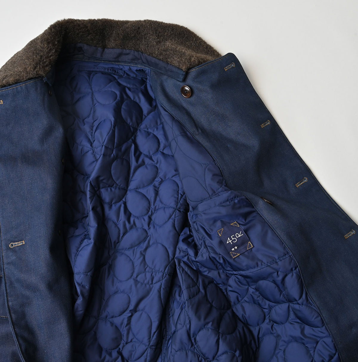 45R Mont Brown Denim Annie W-Coat