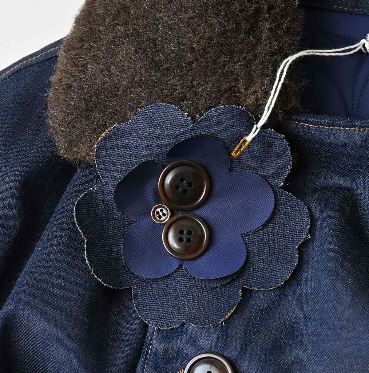 45R Mont Brown Denim Annie W-Coat
