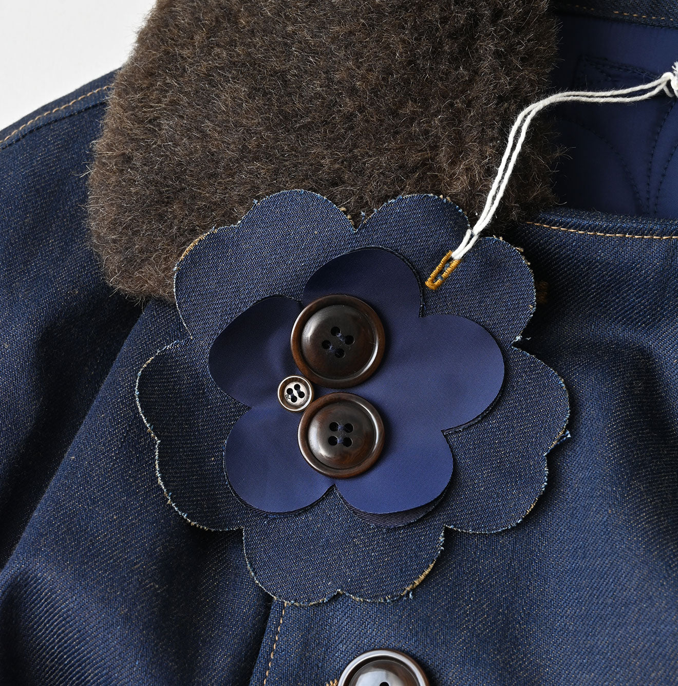 45R Mont Brown Denim Annie W-Coat