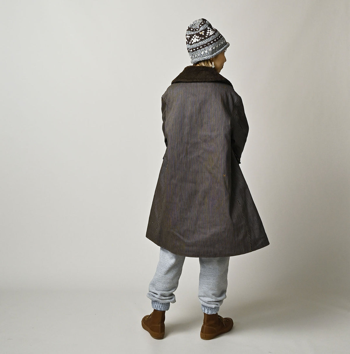 45R Mont Brown Denim Annie W-Coat