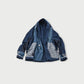 Indigo Patchwork Reversible Bolero