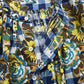 Khadi Flower Gingham Kushukushu Blouse