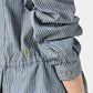 45R Indigo Khadi Shirt-denim Tucked Blouse