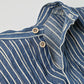 45R Indigo Khadi Shirt-denim Tucked Blouse