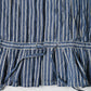 45R Indigo Khadi Shirt-denim Tucked Blouse