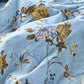 45R Gauze Antique Flower Shirring Blouse