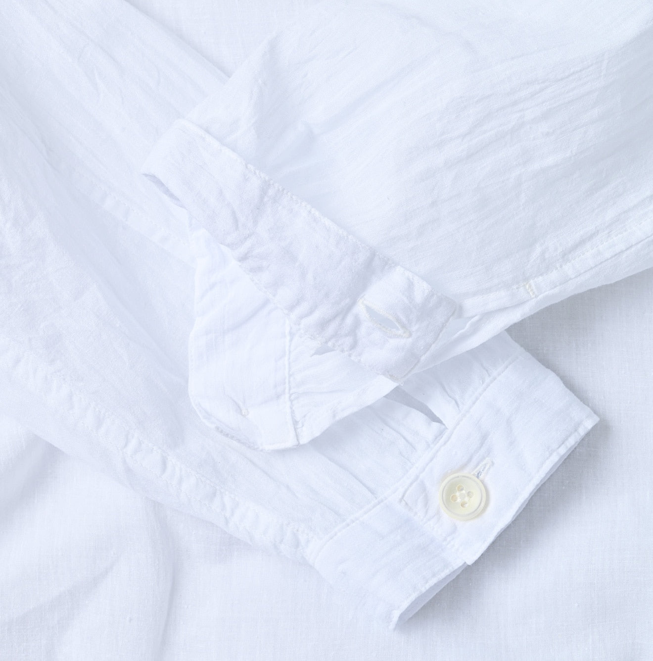 45R Khadi Lace Sailor Collar Blouse (White)