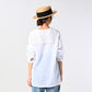 45R Khadi Lace Sailor Collar Blouse (White)