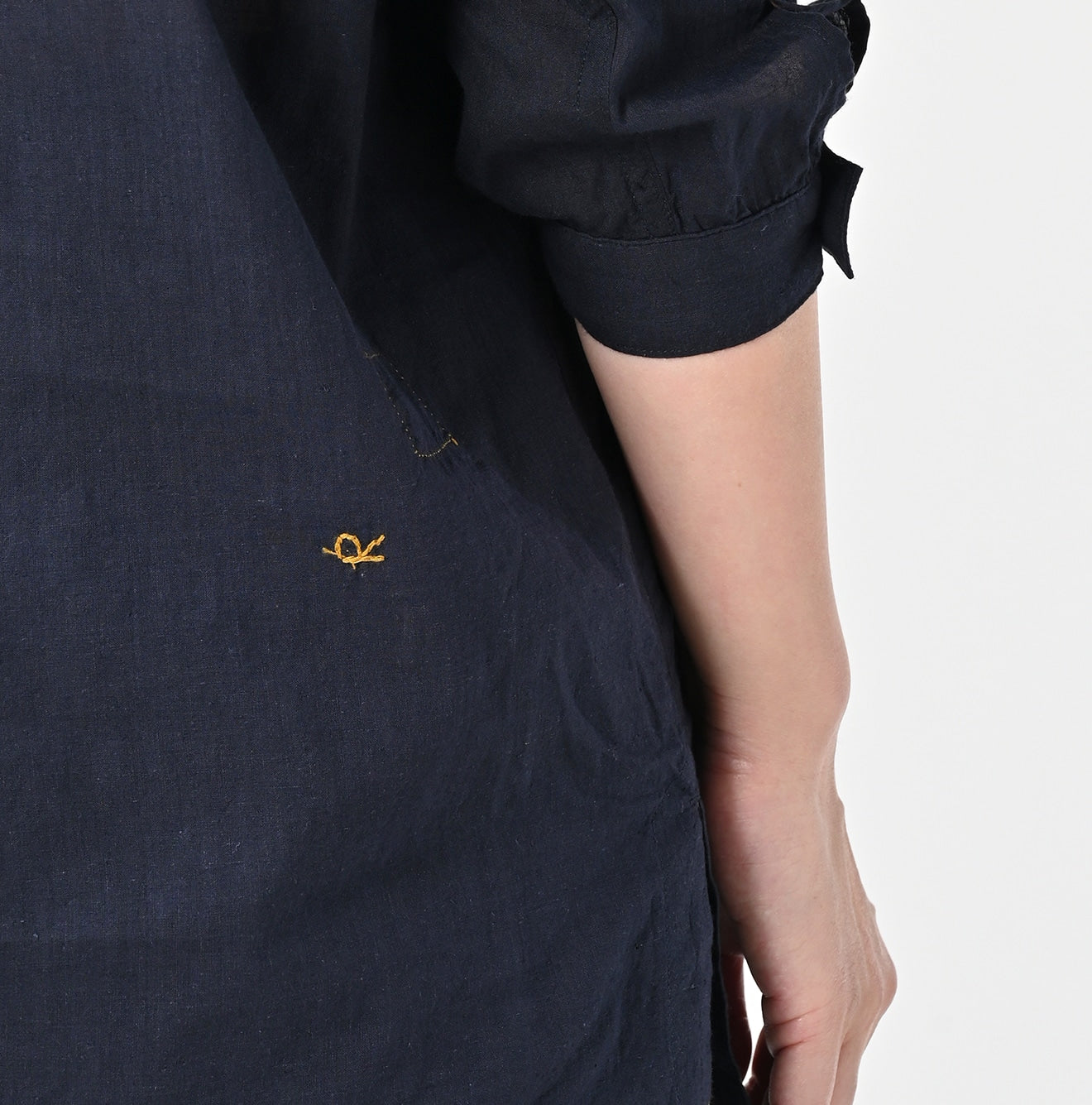 45R Khadi Lace Sailor Collar Blouse