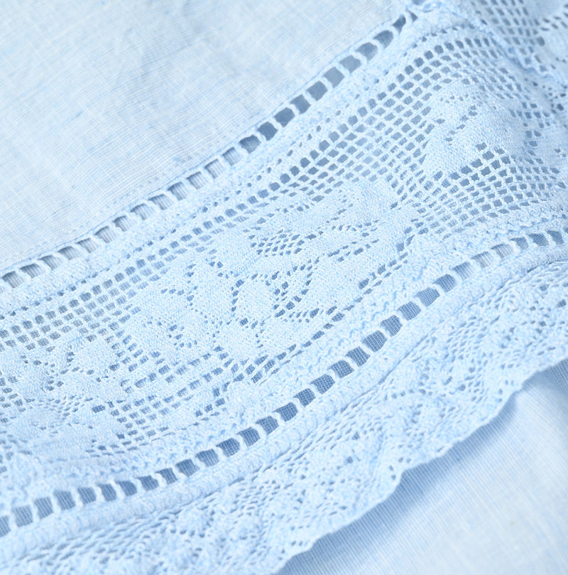 45R Khadi Lace Sailor Collar Blouse