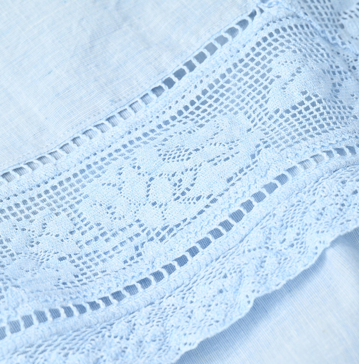 45R Khadi Lace Sailor Collar Blouse