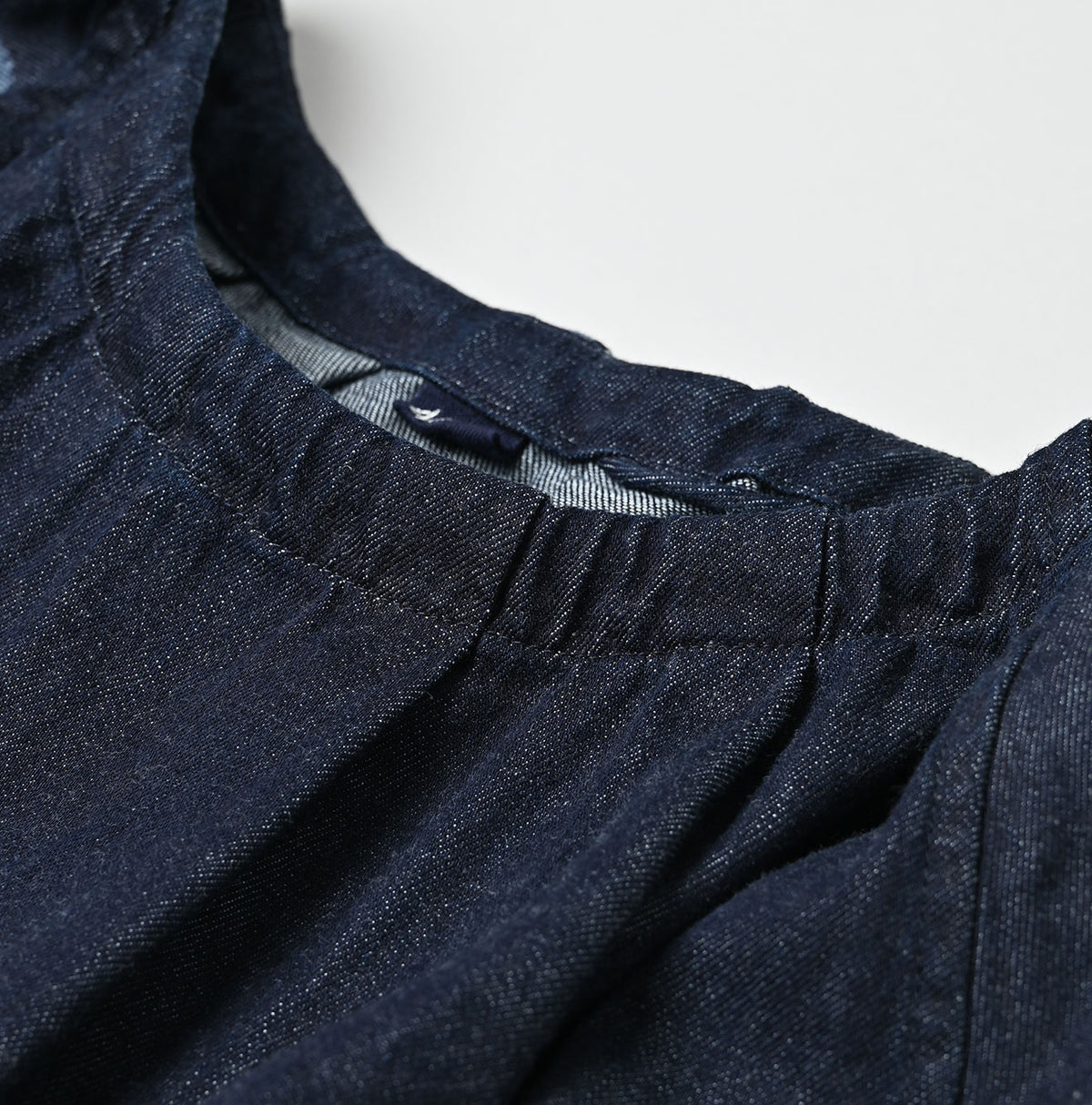 45R Indigo Wonderland Tucked Blouse