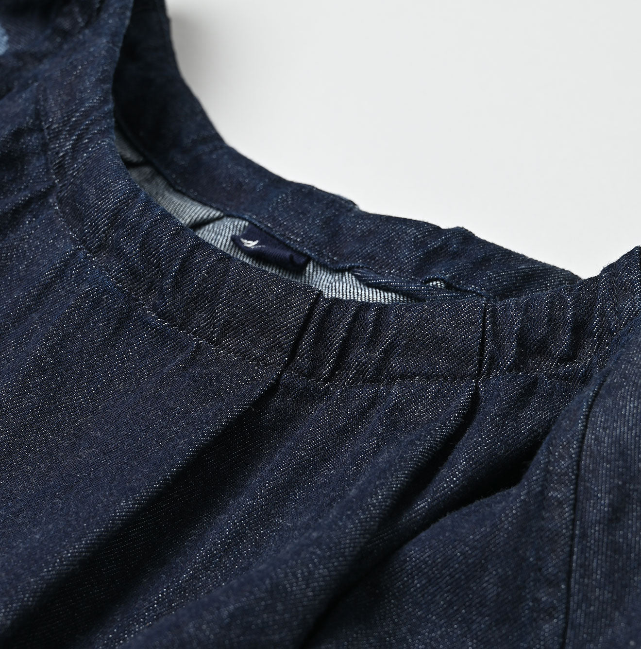 45R Indigo Wonderland Tucked Blouse