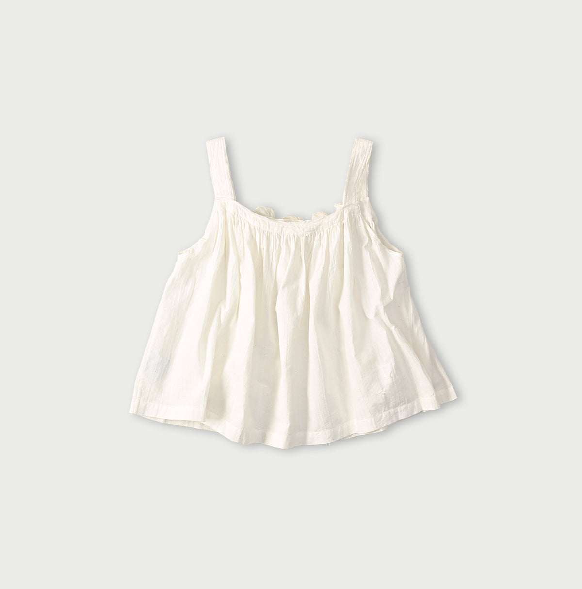 Khadi x Feather de Fleur Frill Sleeveless Top