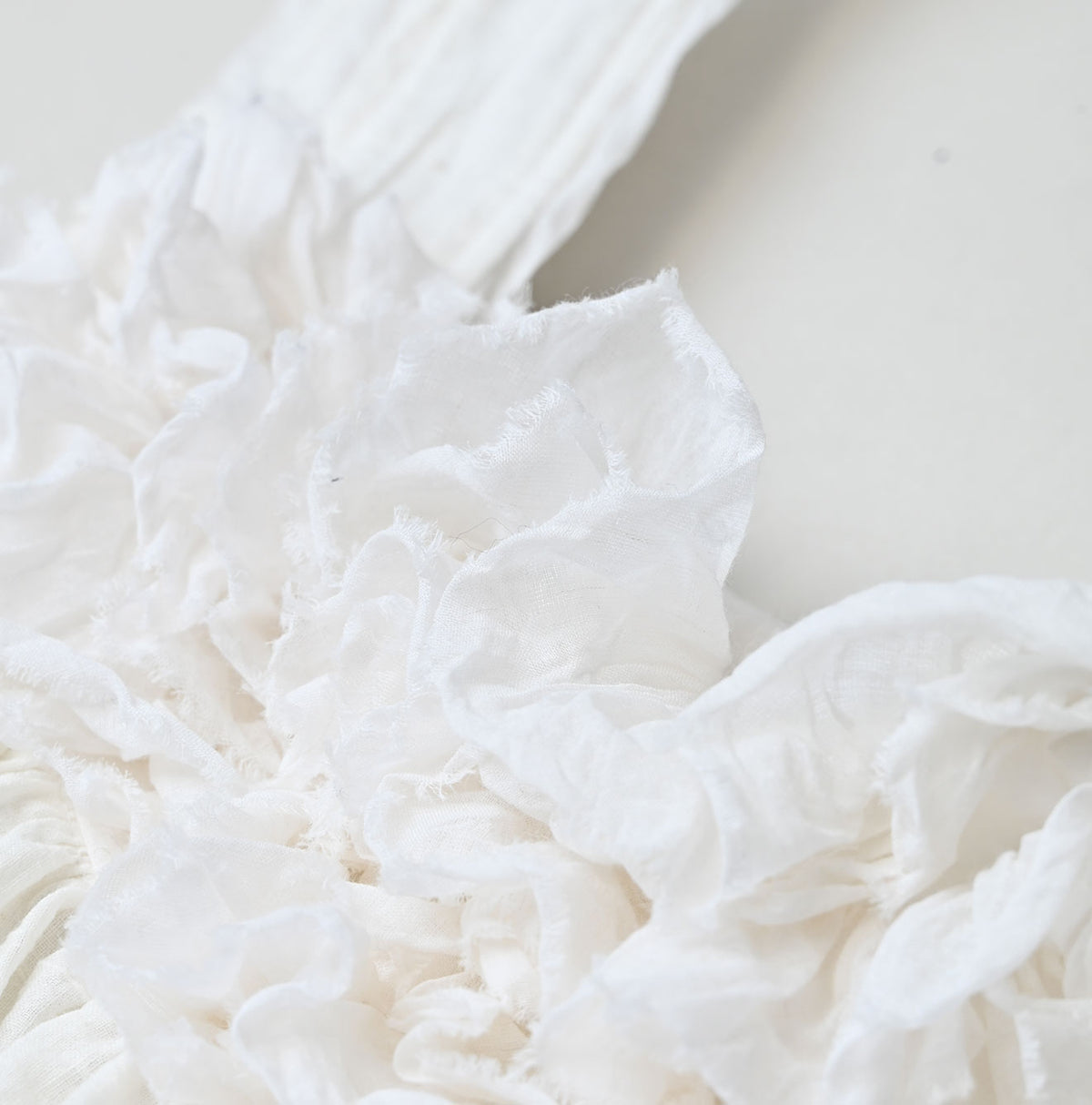 Khadi x Feather de Fleur Frill Sleeveless Top