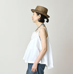 Khadi x Feather de Fleur Frill Sleeveless Top