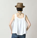 Khadi x Feather de Fleur Frill Sleeveless Top
