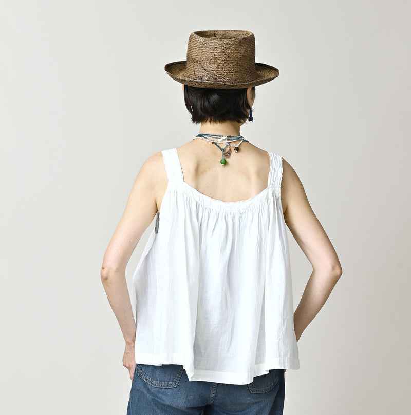 Khadi x Feather de Fleur Frill Sleeveless Top - Image 5