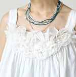 Khadi x Feather de Fleur Frill Sleeveless Top