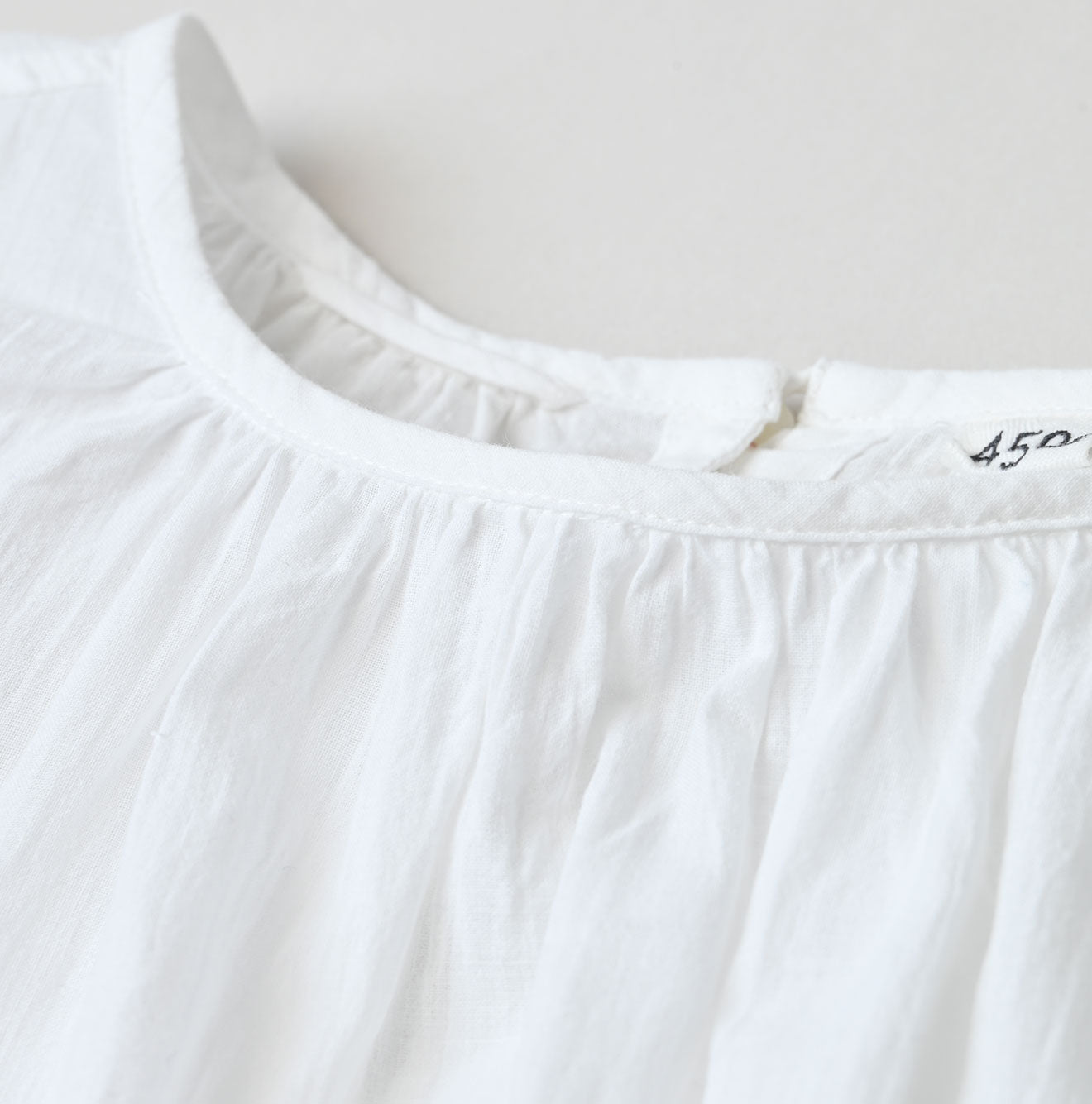 Khadi Feather Silk Peplum Frill de T-shirt - Image 12